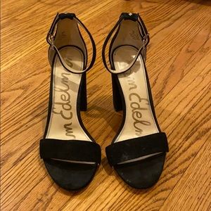 Sam Edelman Suede Block Heel Sandal